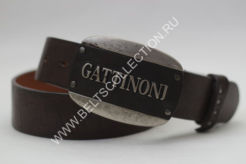 Ремень "Gattinoni" 40мм, 110-130см, темно-коричневый Артикул.11876